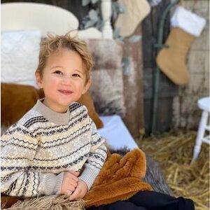 Me & Henry Boys Fairisle Sweater